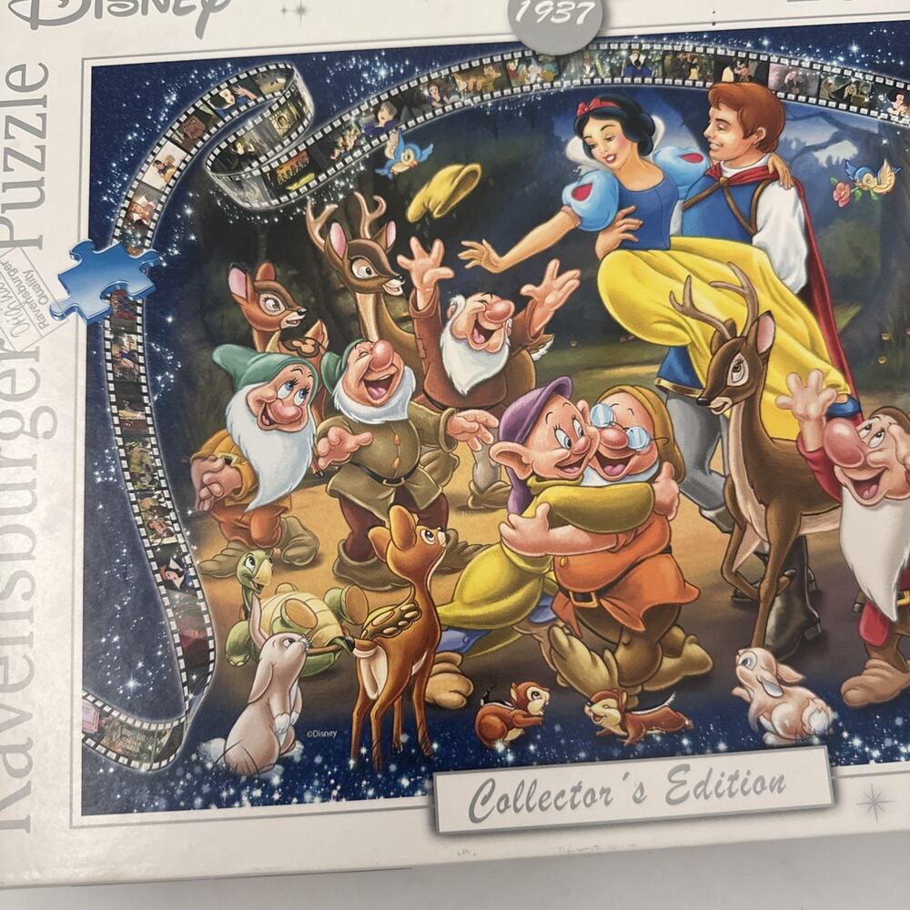 2016 Ravensburger 1000 Piece Puzzle Collector's Edition Snow White & 7 Dwarfs - Picture 2 of 10